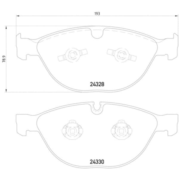 Pagid Brakes Disc Brake Pad, 355012521 355012521 - main
